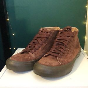Brown Suede Midrise Vans